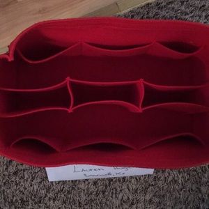 Louis Vuitton neverfull gm red organizer